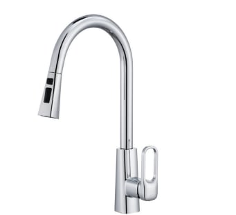 Vòi bếp nóng lạnh cắm chậu rút dây, bát sen 2 chế độ AM 1008